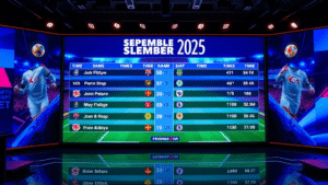 Premier League football schedule September 2025 – Matches worth watching and attractive predictions