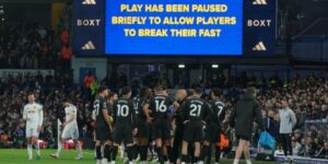 Chaos engulfed the team’s victory.Man City