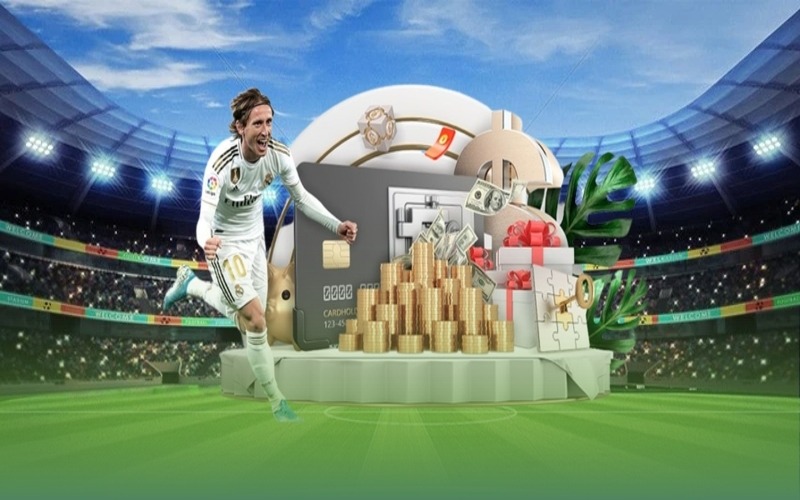 Football manager in discussion with players